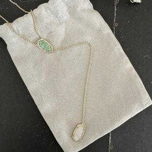 Kendra Scott Gold Lariat Necklace
